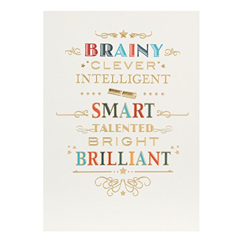 Exam Congratulation Card 'Brainy'