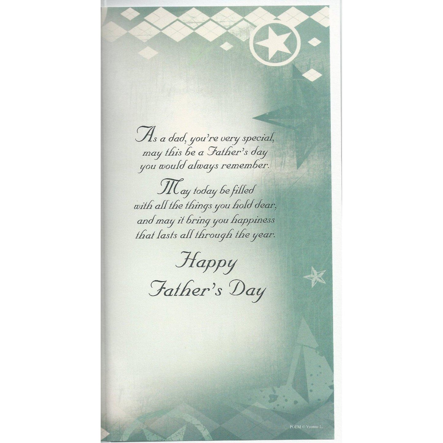With Love Dad Happy Father's Day Card