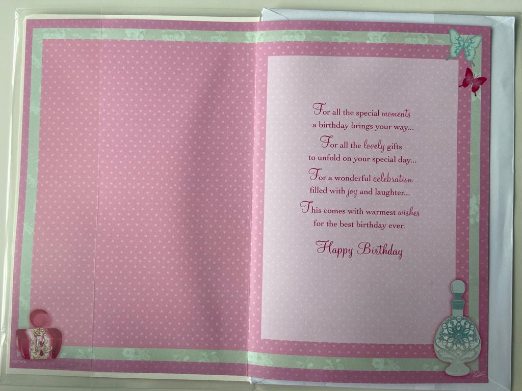 Special Friend Sentimental Verse Birthday Card For Her