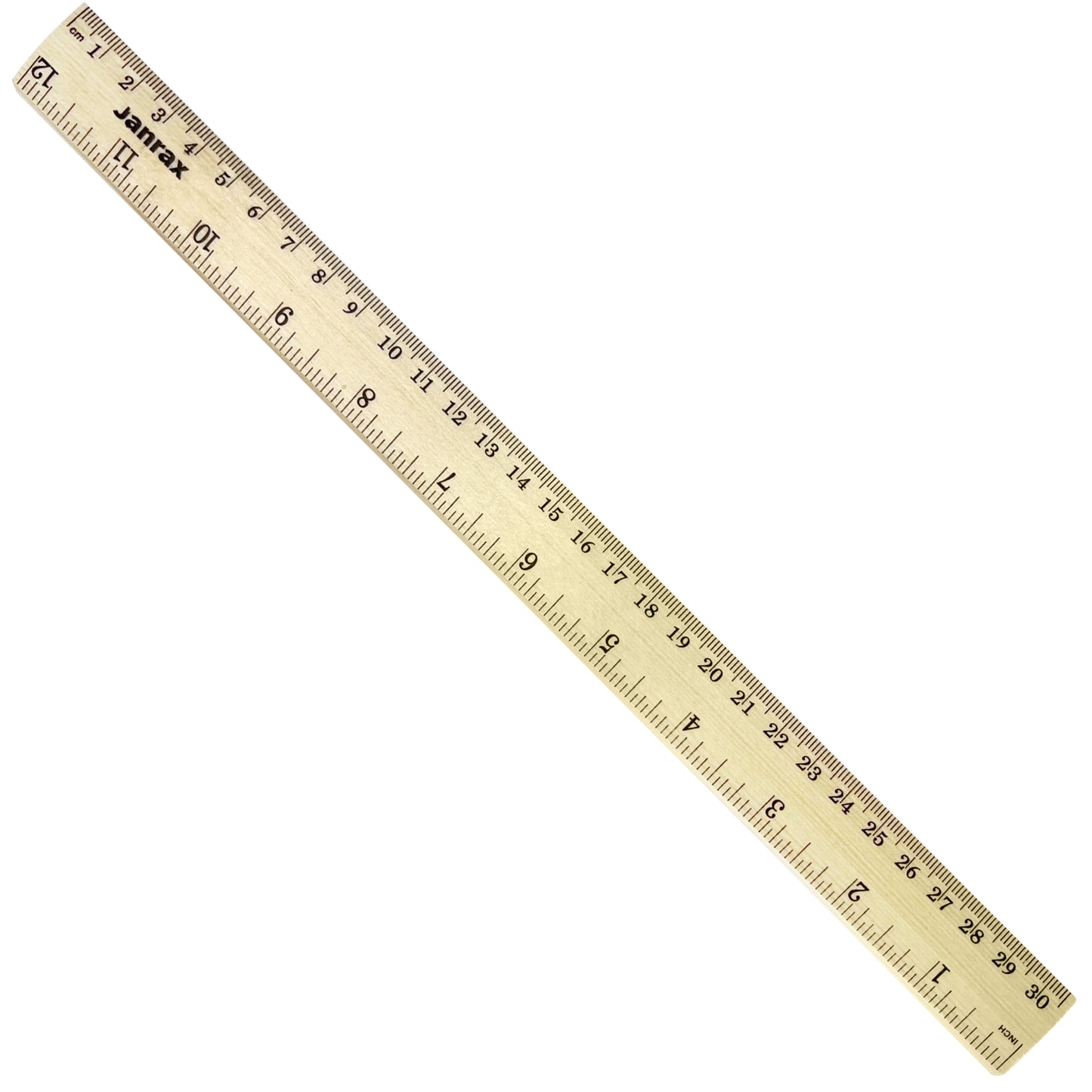 Pack of 4 15cm and 30cm Wooden Rulers