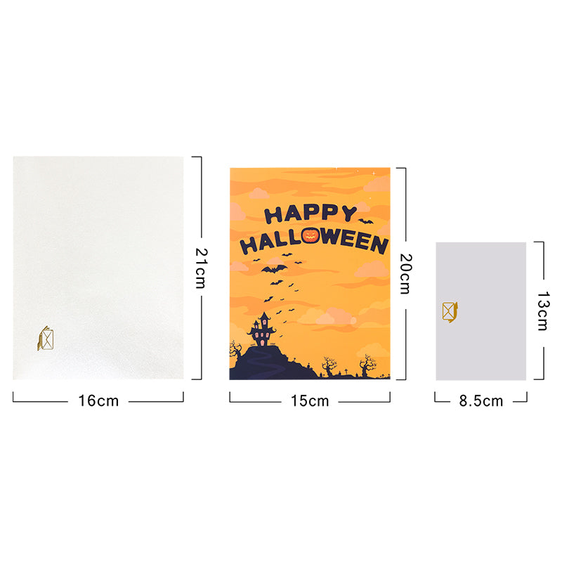 House of Horrors 3D Pop Up Halloween Card