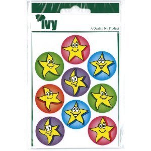 27 Motivational Stars Round Dot Sticky Self Adhesive Labels 