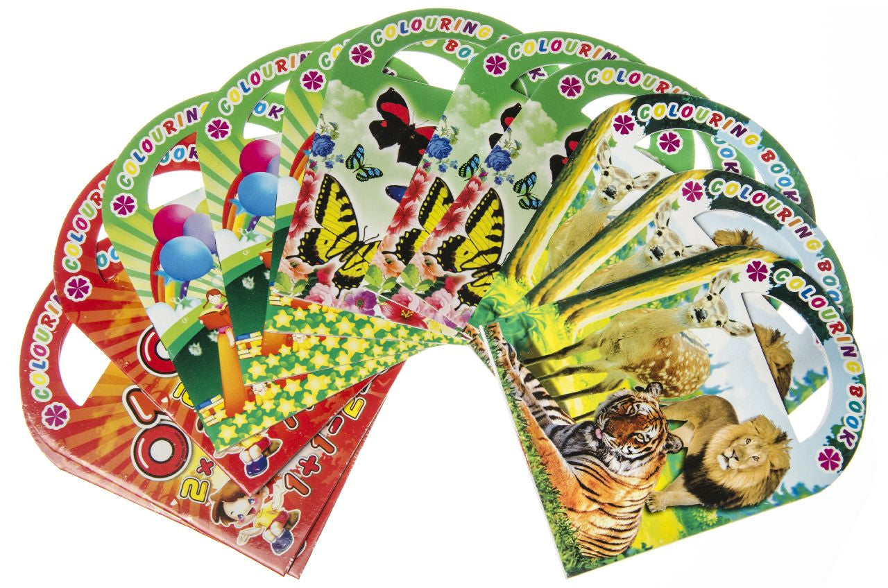 Single Coloring Mini Book With Stickers