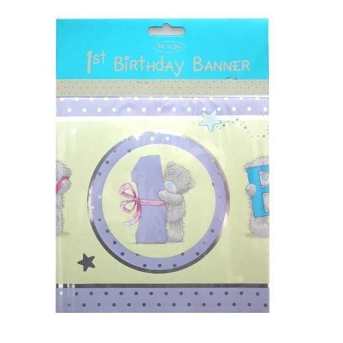 Happy 1st Birthday Me to You Bear Banner 