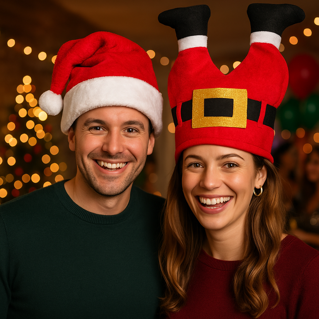 Pack of 6 Novelty Christmas Hats