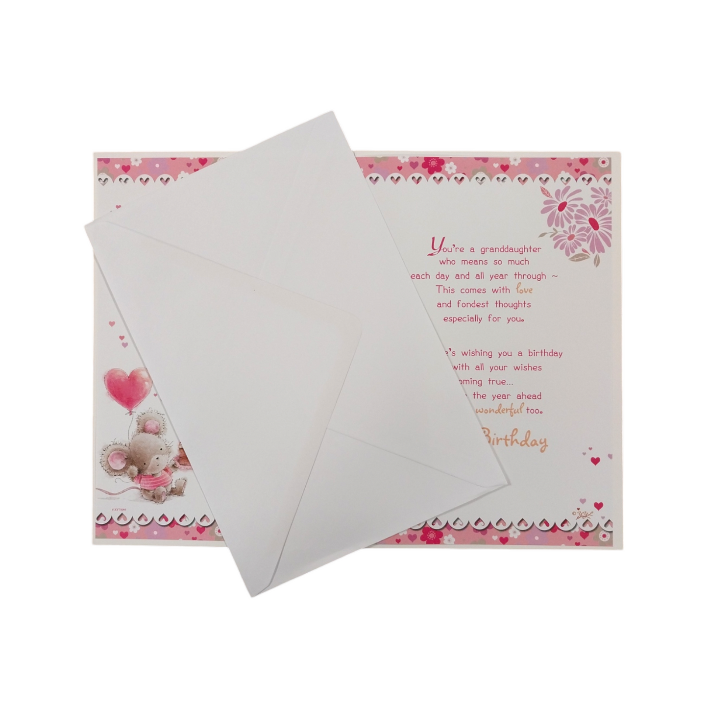 Granddaughter Birthday Sentimental Verse Card
