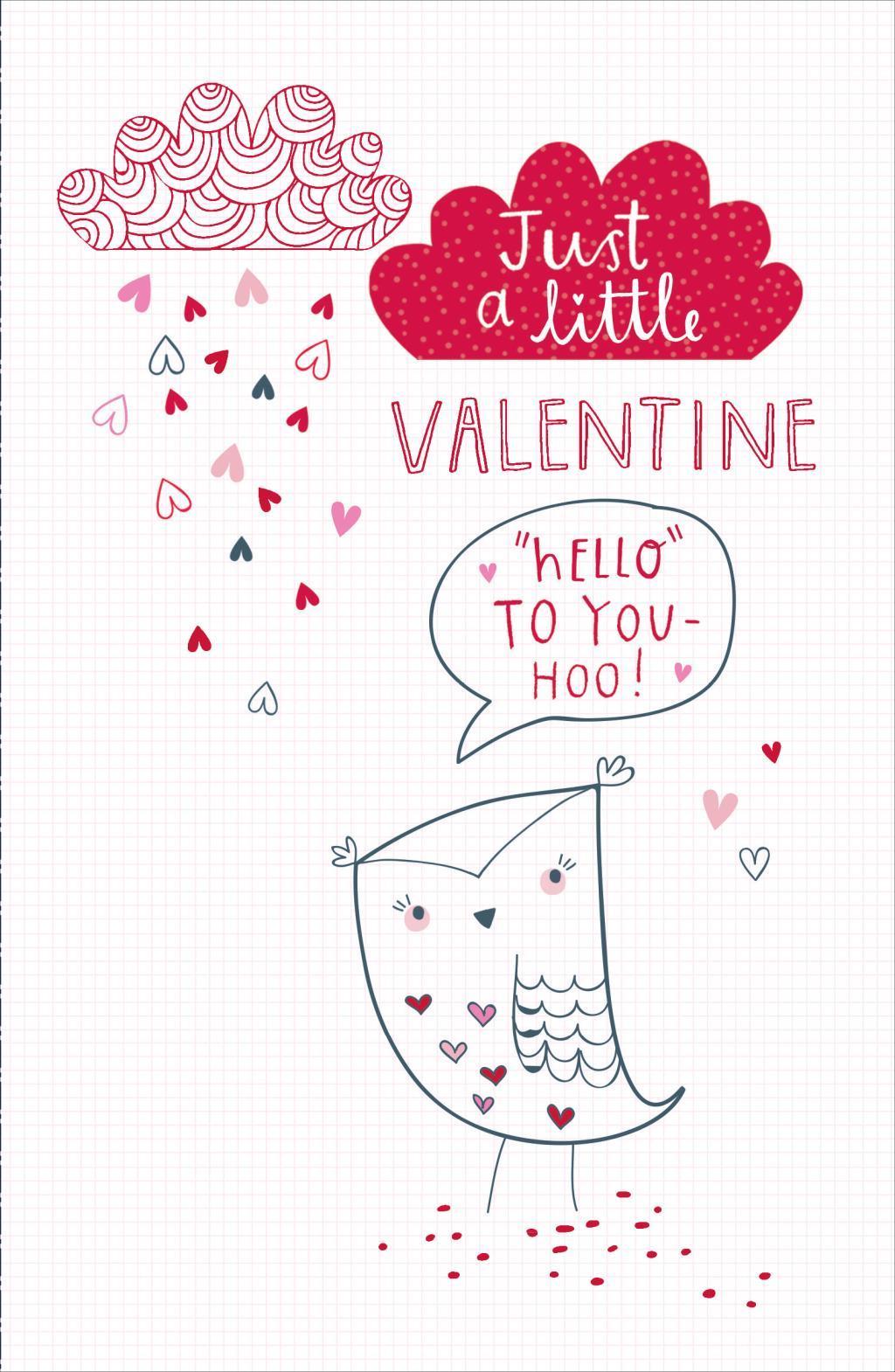 Hello To You-Hoo Valentine's Day Card