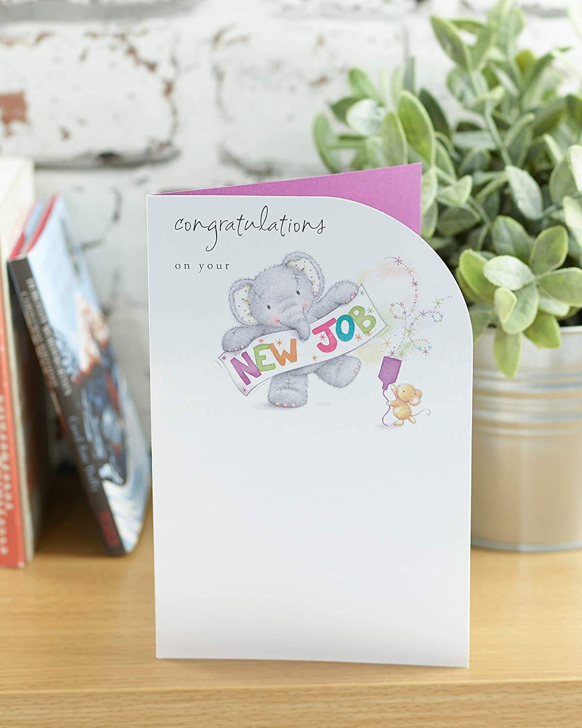 New Job (Elliot & Buttons) Congratulations Greeting Card 