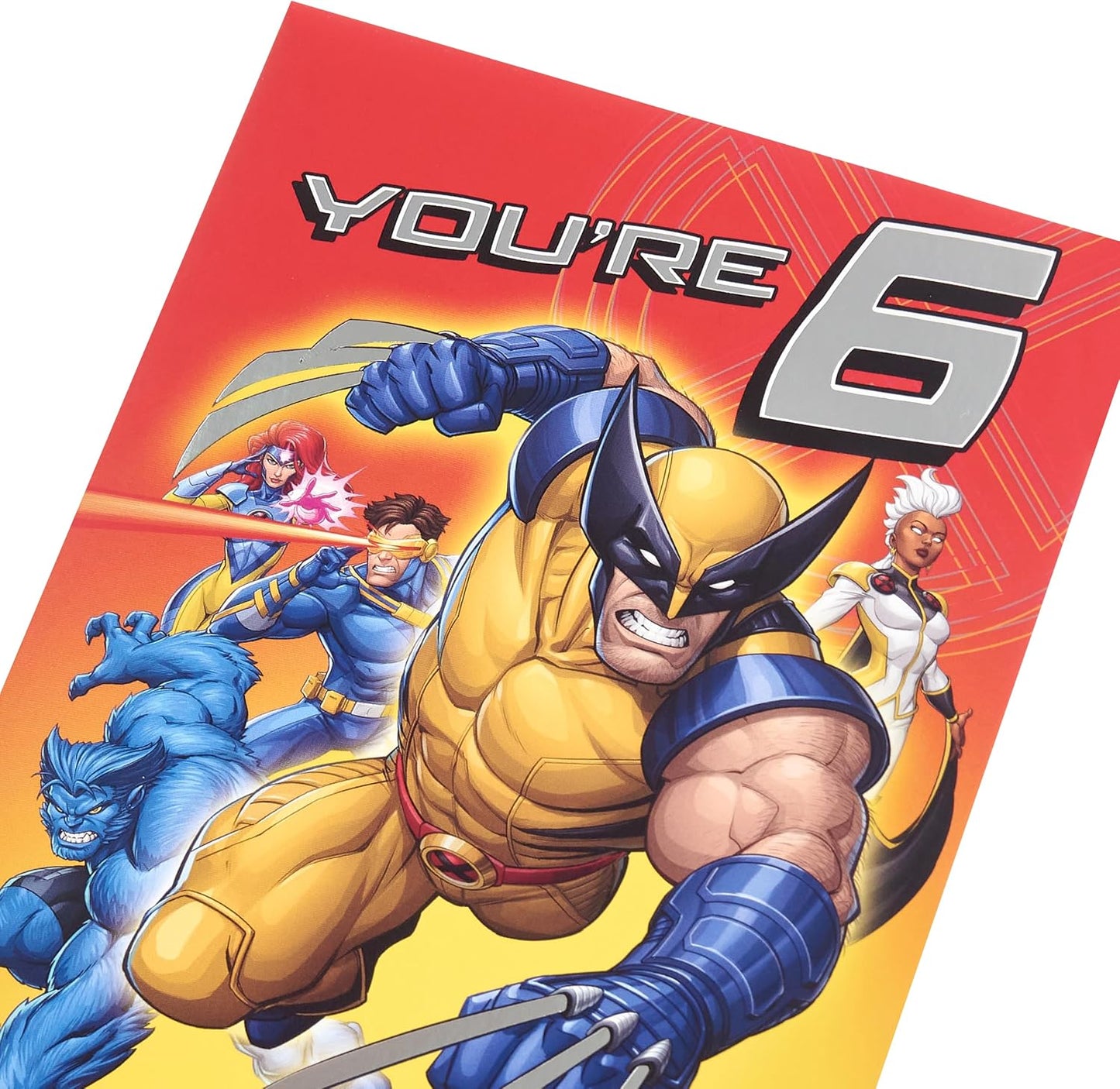 Marvel X-Men Design 6th Birthday Card