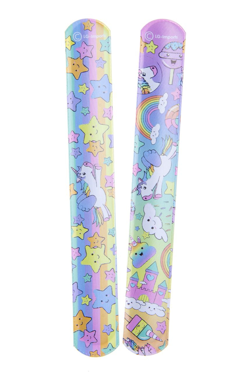 Pack of 6 Unicorn Snap Bracelets