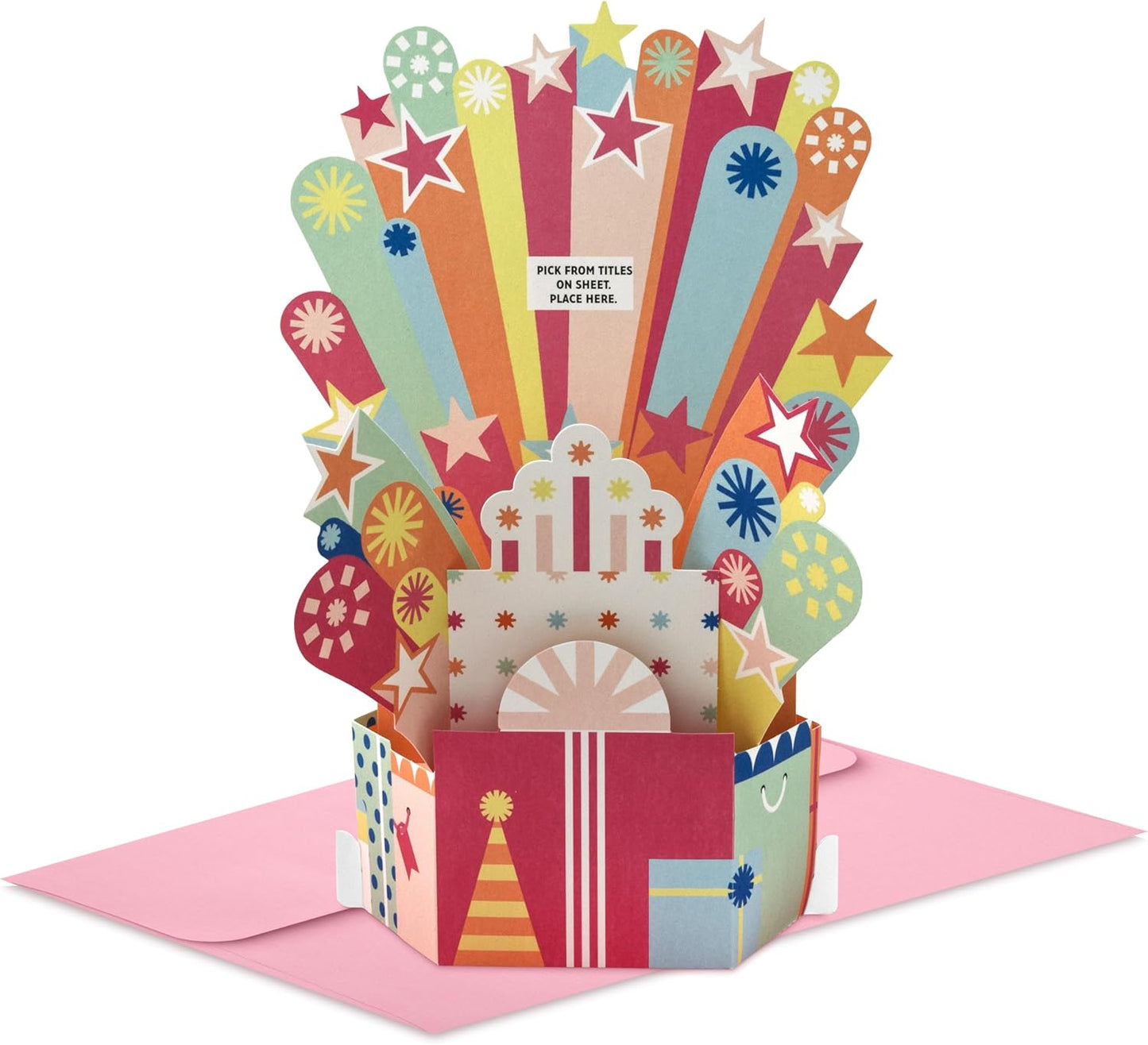 Paper Wonder Pick a Title Customizable Pop Up Birthday Card for Her Sister Niece Goddaughter Great Granddaughter