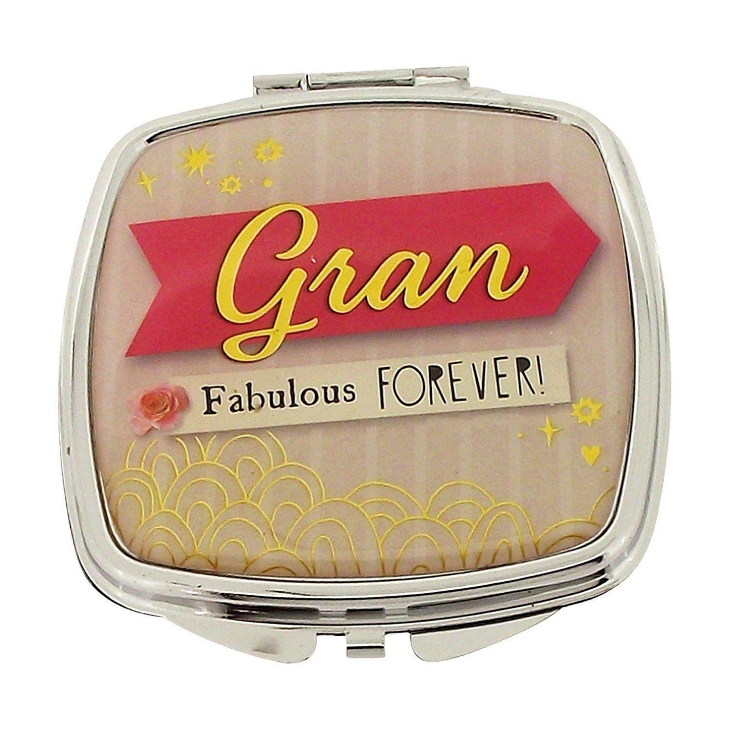 Boom Shaka Laka Compact Mirror for Gran Fabulous Forever in Presentation Box. SC1435