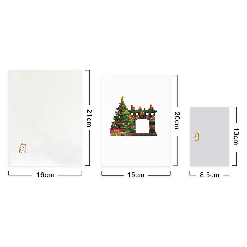 Fireside Cheer 3D Pop Up Christmas Money Gift Card