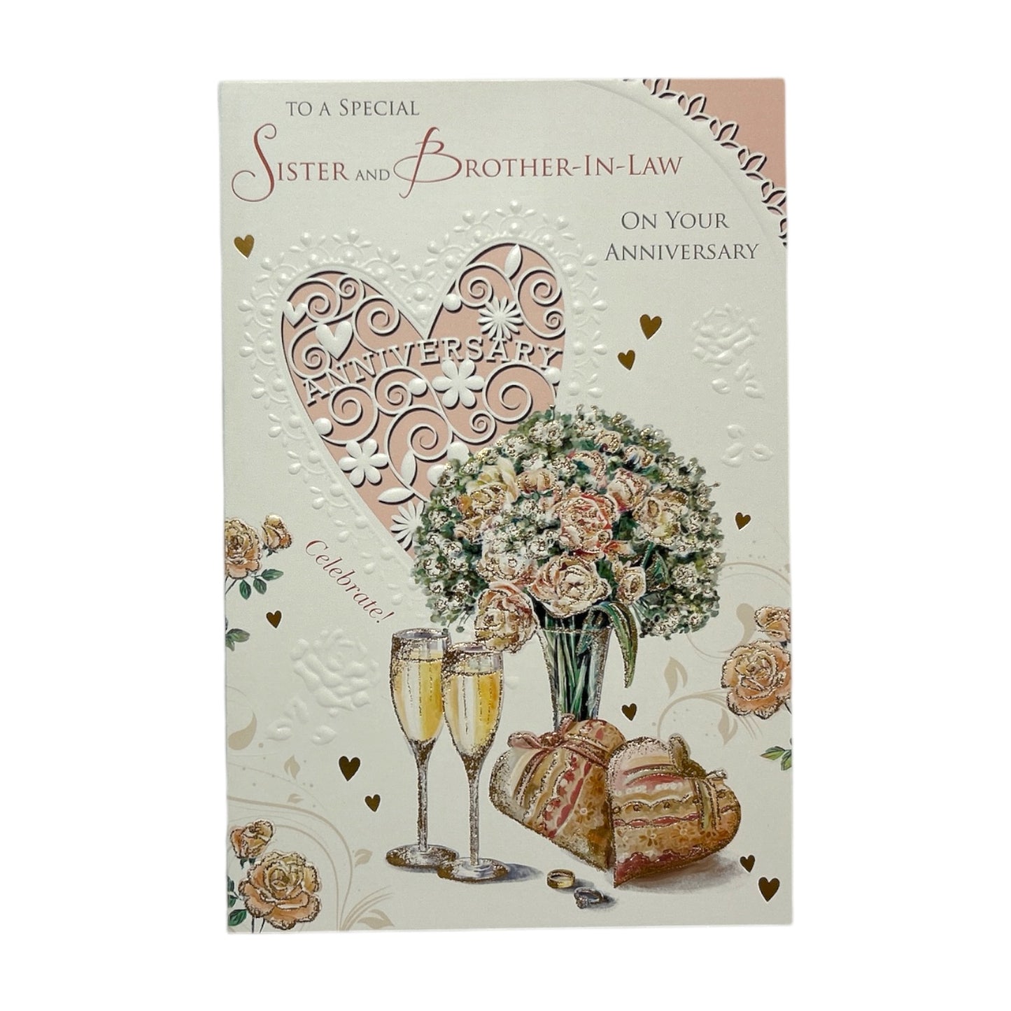 For Special Sister And Brother-In-Law Traditional Celebrity Style Anniversary Card