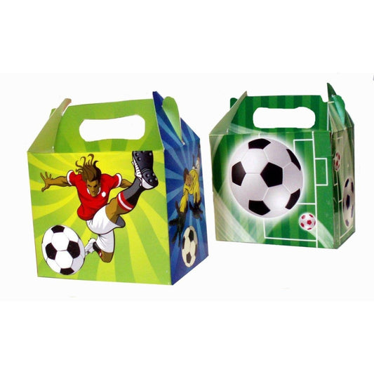 Pack of 6 Party Time Football Lunch Boxes