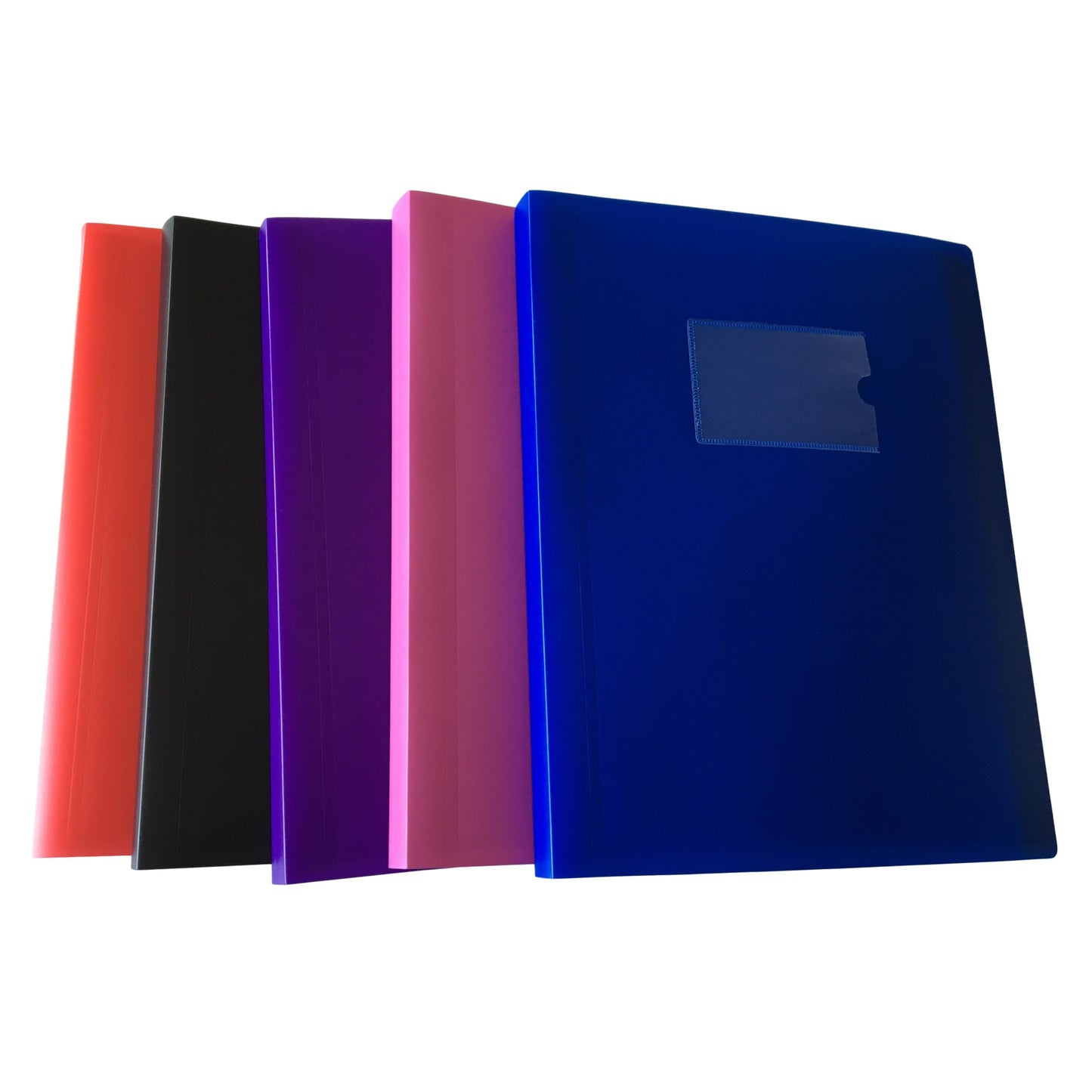 A4 Blue Flexible Cover 20 Pocket Display Book