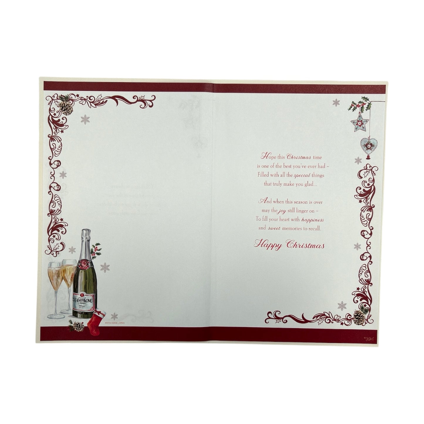 A Time to Celebrate Design To a Special Mum and Dad Christmas Card