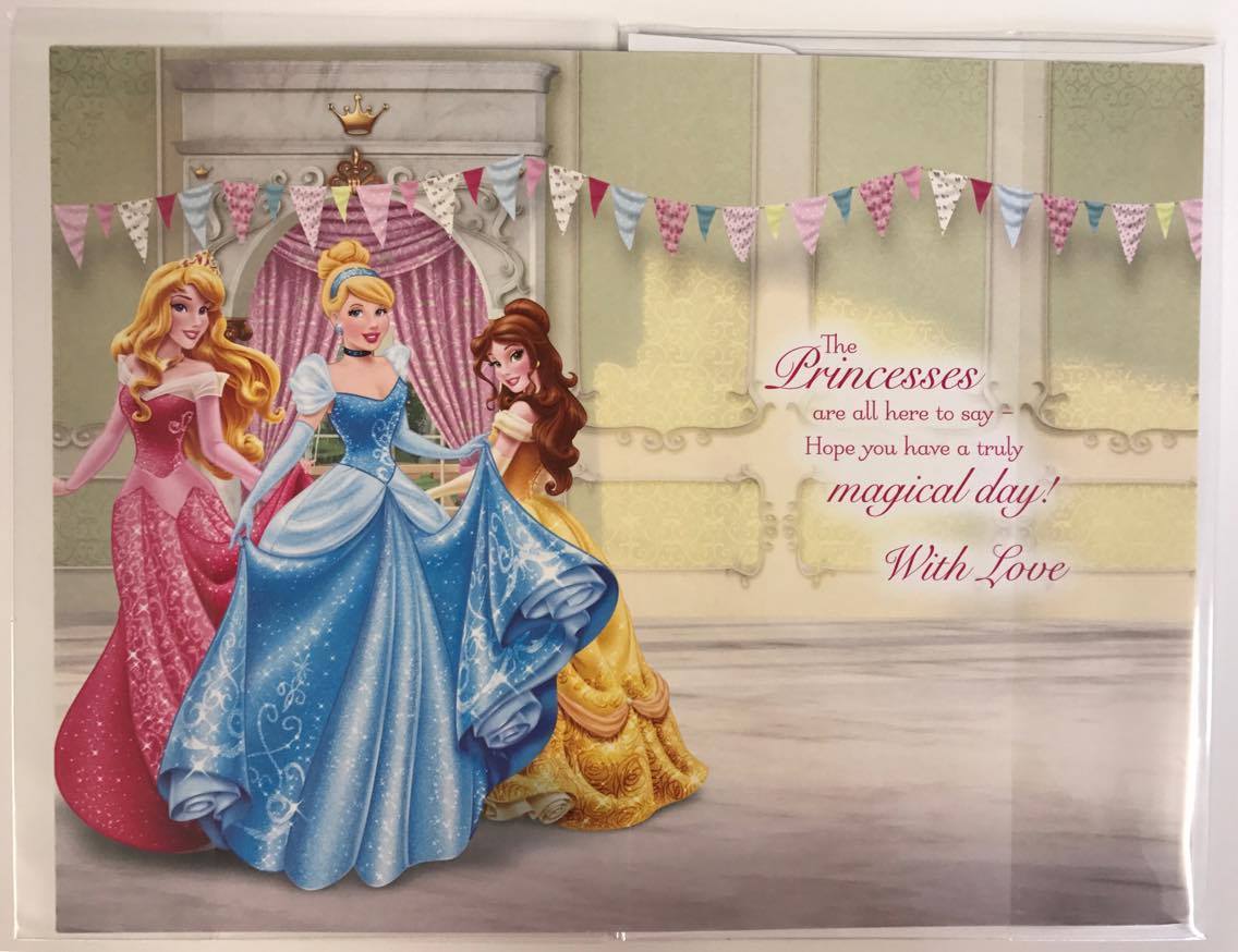 Disney Made For a Princess Birthday Greeting Card 'Magical'