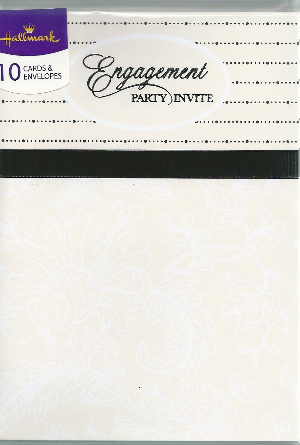 Pack of 10 Hallmark Engagement Party Invitations and Envelopes 