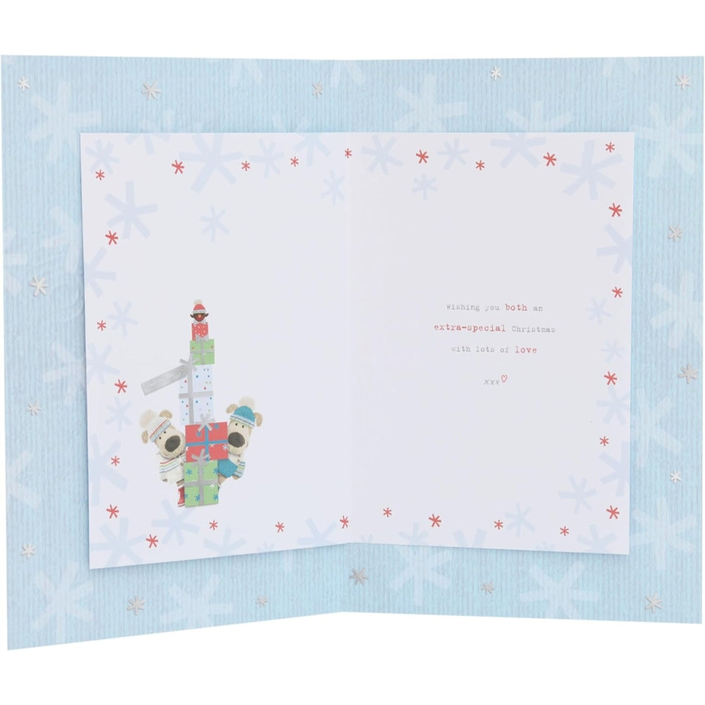 Boofles Sleigh Son & Girlfriend Christmas Card