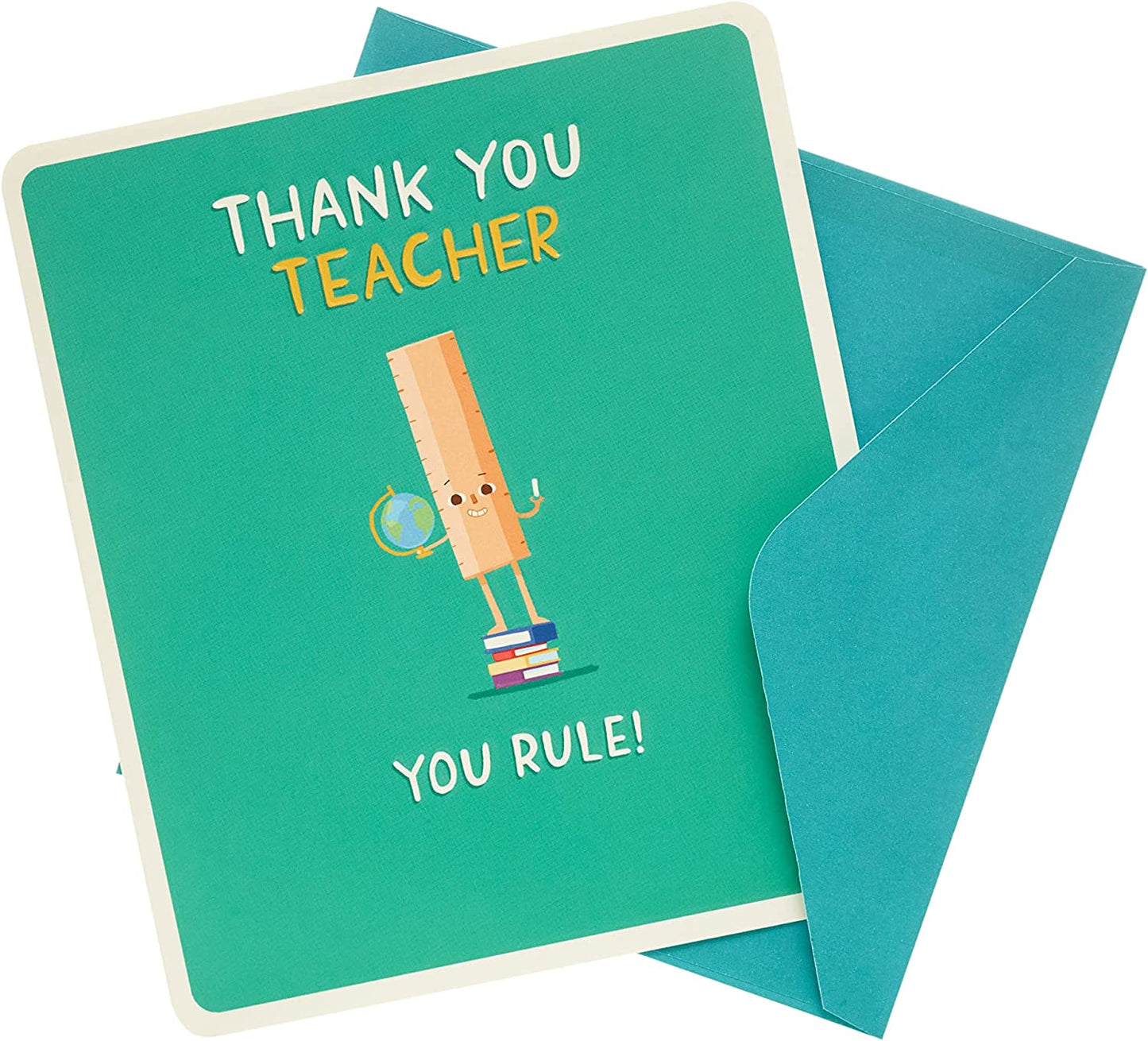 You Rule Thank You Teacher Card appreciate Card