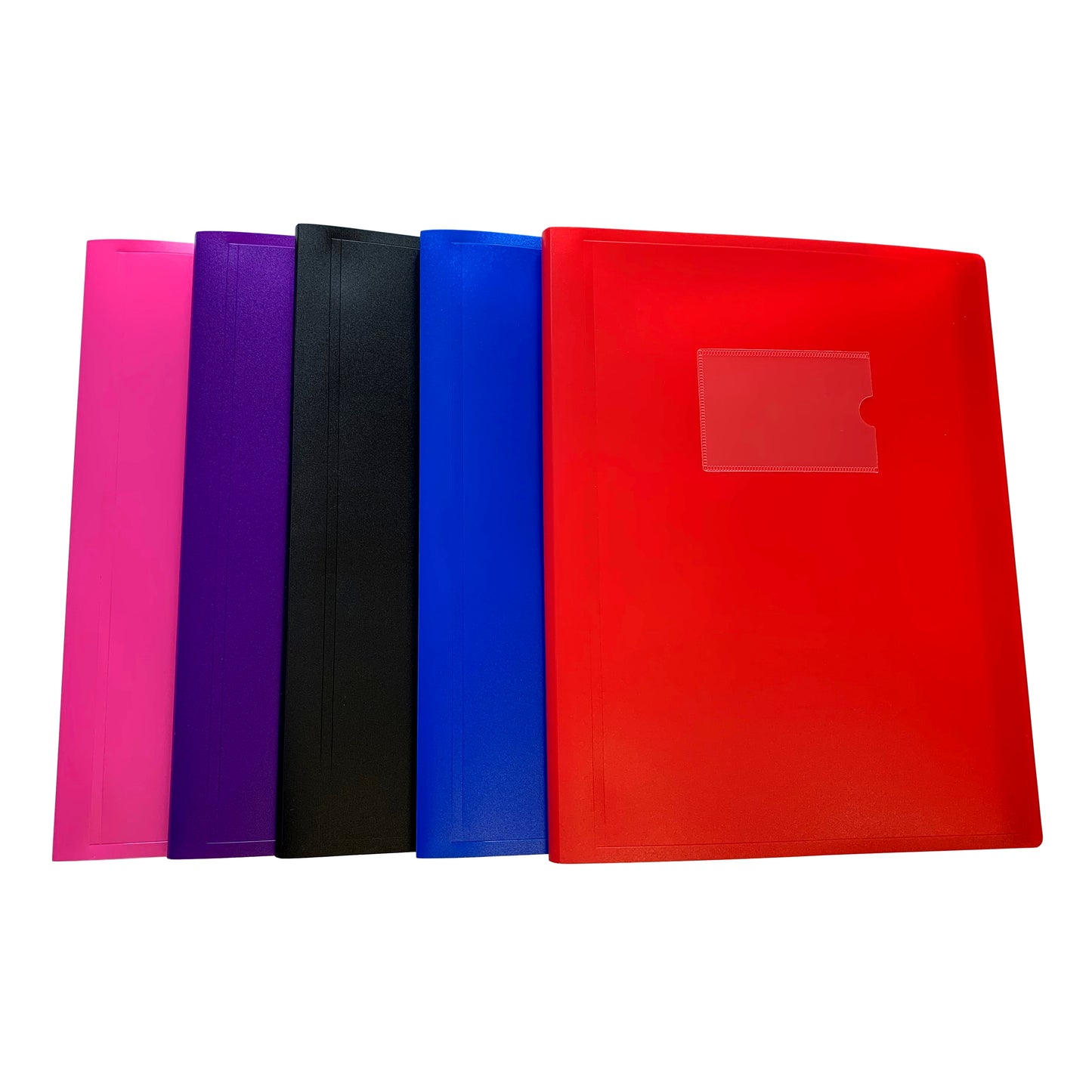 A4 Pink Flexible Cover 10 Pocket Display Book