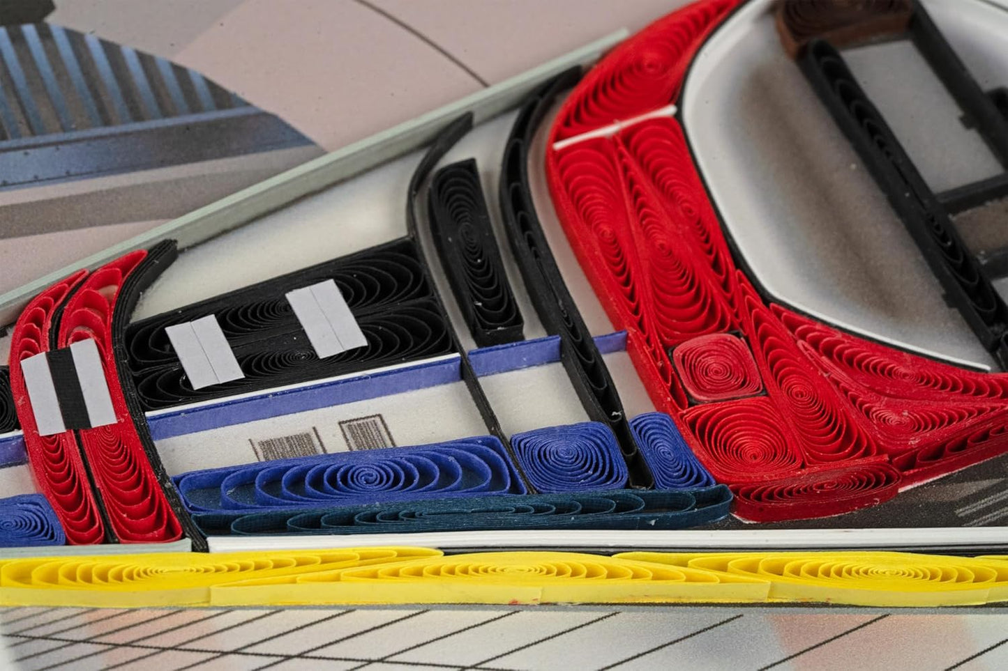 Quilling London Underground Tube Station Hand-Finished Art Greeting Card Frameable Art