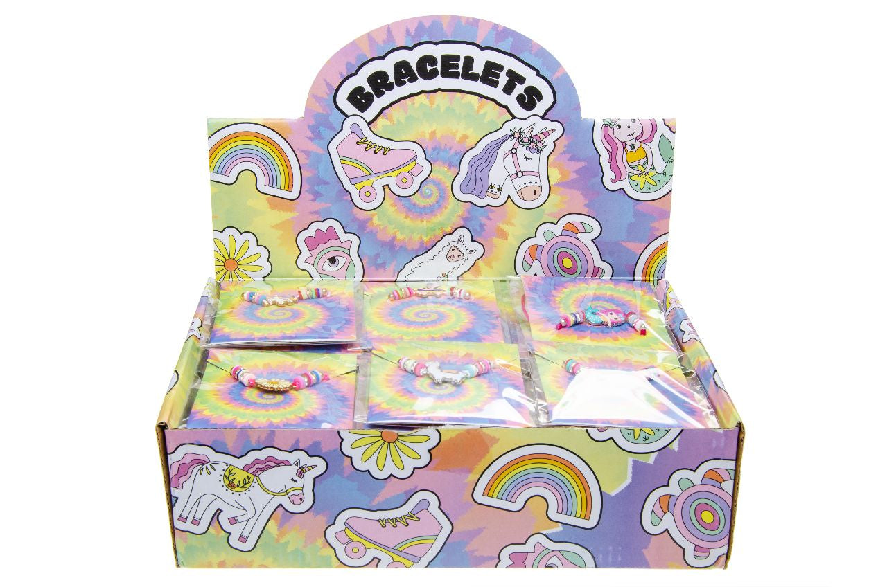 Pack of 12 Children's Bracelet with Beads