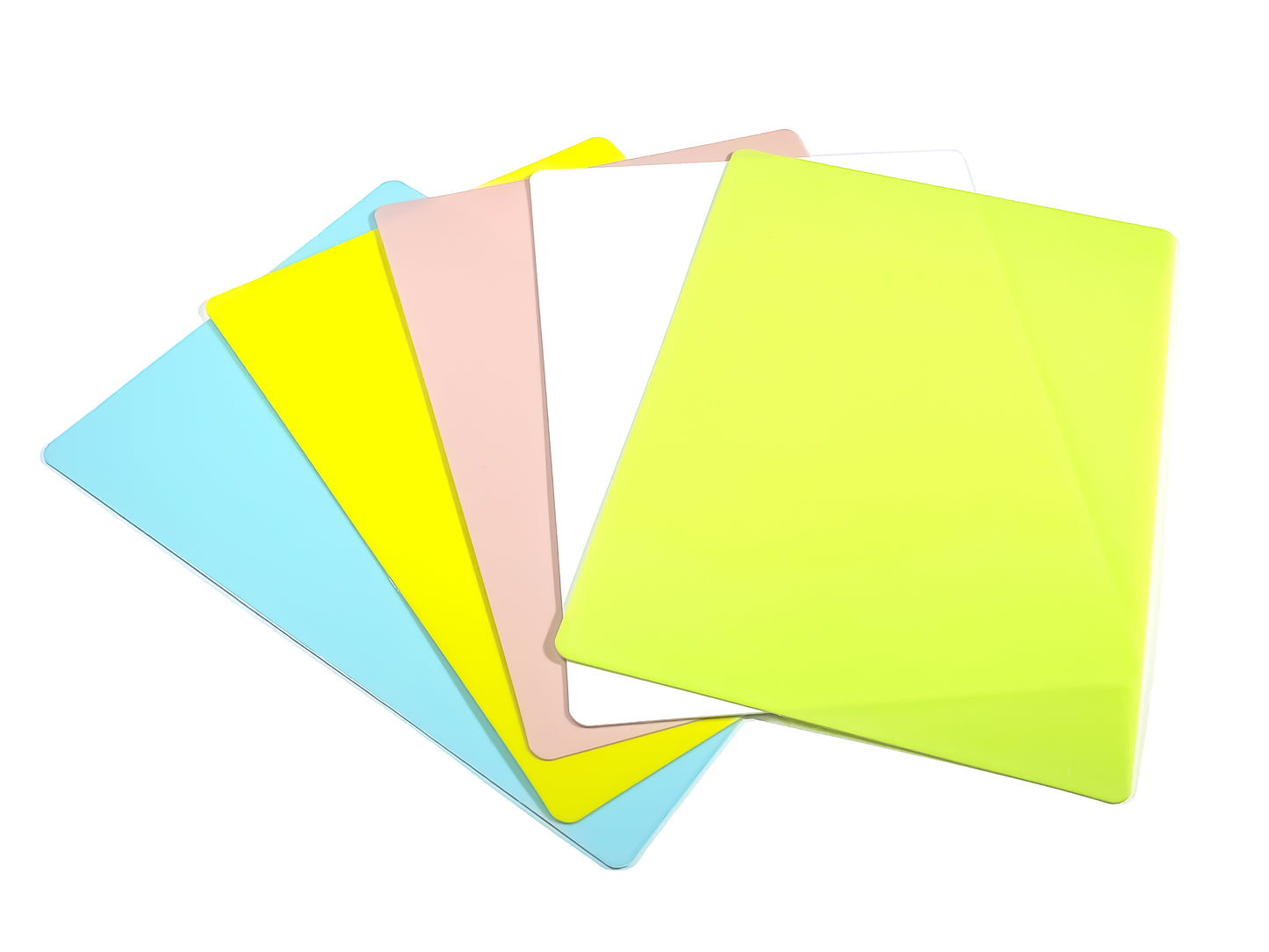 Pack of 12 A4 Assorted Coloured Whiteboards