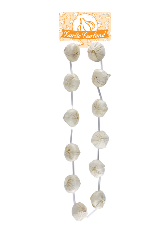 Garlic Bulb Garland (120cm) - Halloween Party, Fancy Dress, Festivals, Themed Outfits