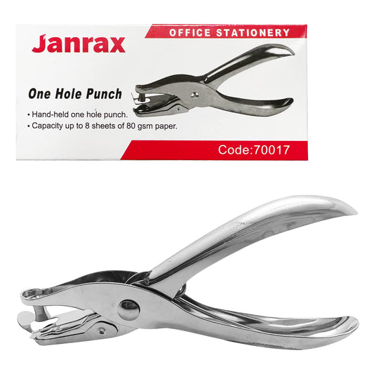Pack of 3 Janrax Single One Hole Punches