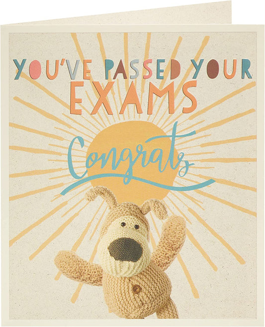 Boofle Passed Exams Card You’ve Passed your Exams Card Congratulations