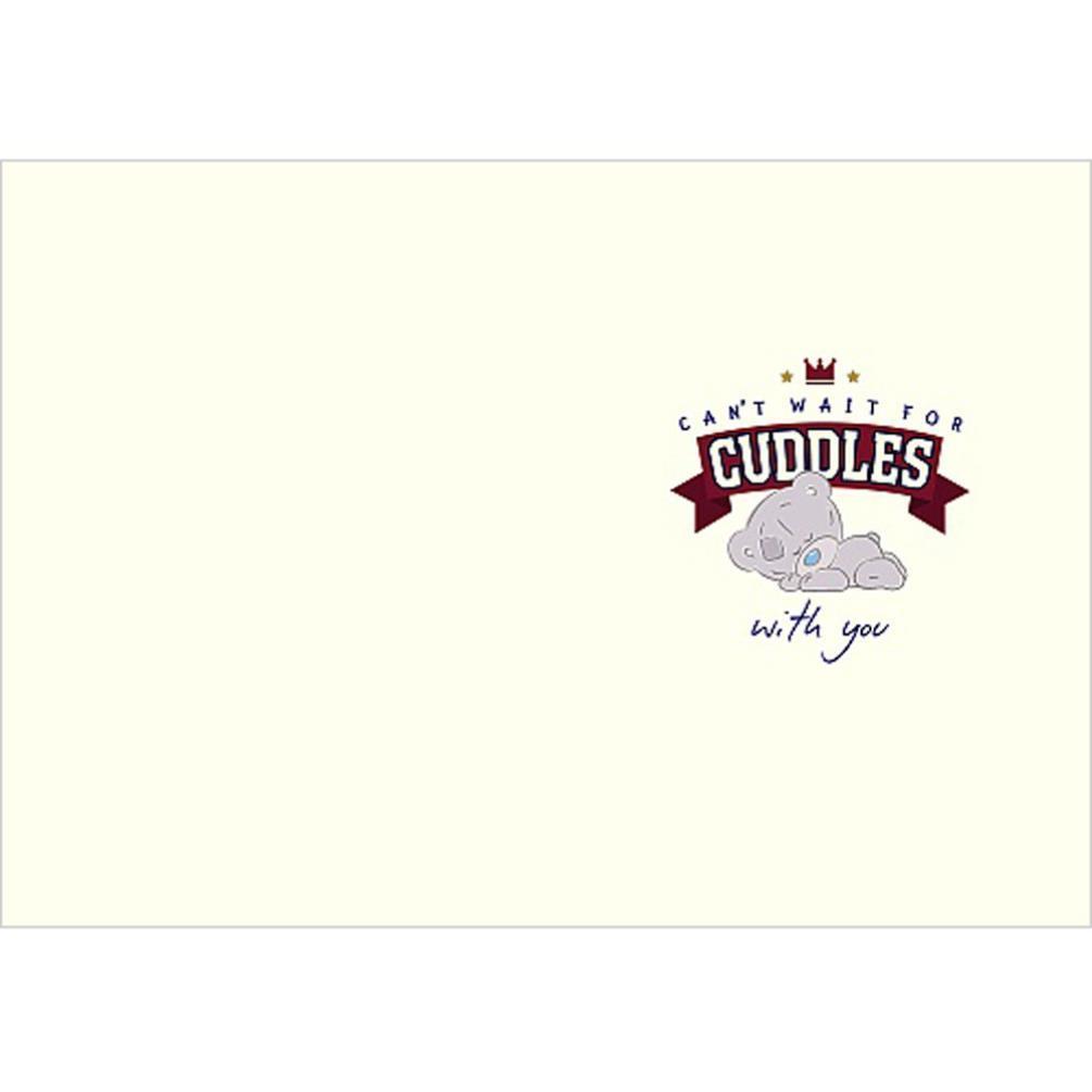 Me To You Bear From the Bump Fathers Day Card 