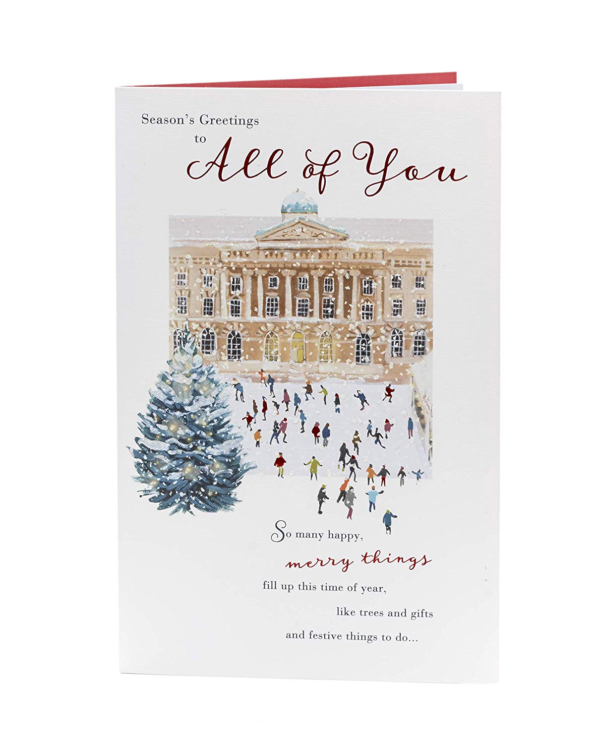 To All Of You Traditional  Christmas Card