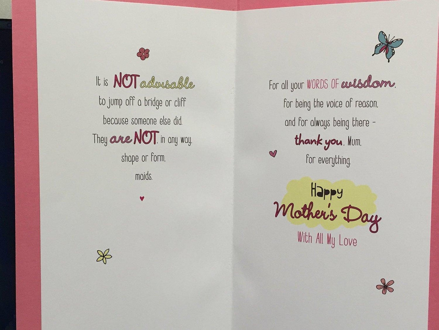 For a MUM Who Has Always Been There, Mother's Day Greetings Card