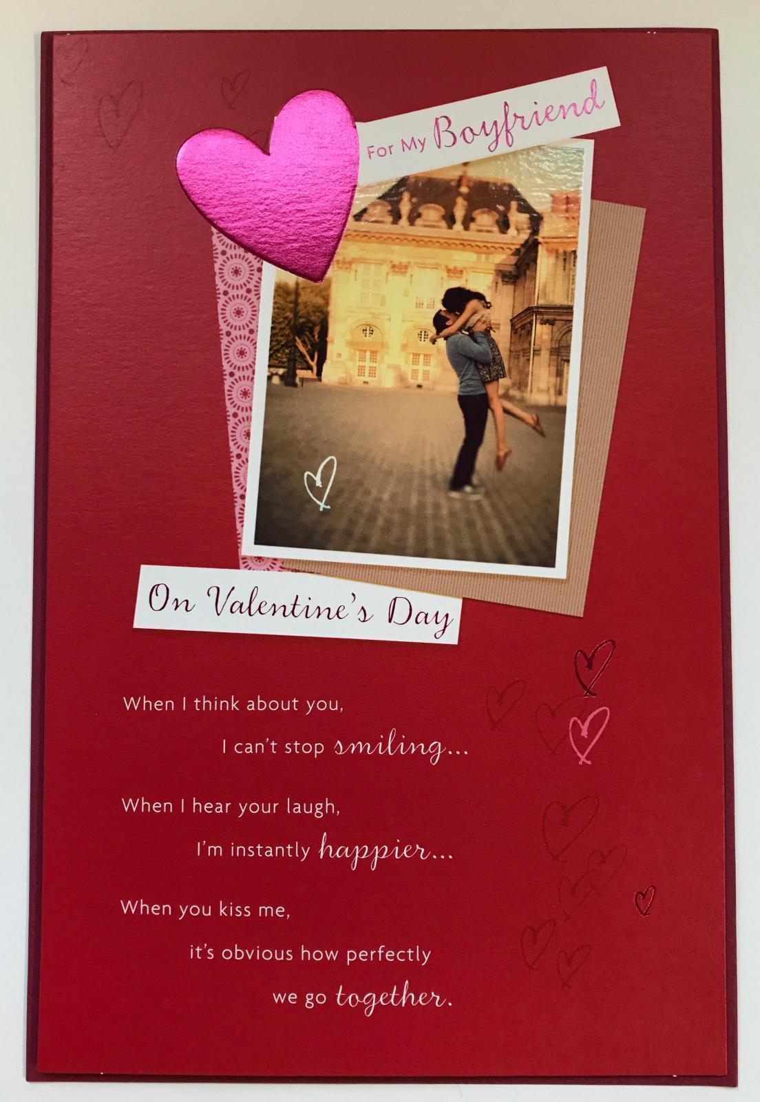 My Boyfriend Lovely Verse New Valentine's Day Greeting Card