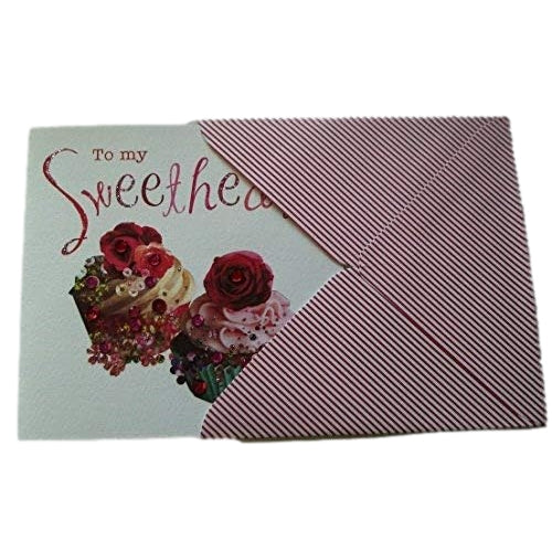 To My Sweetheart Beautiful Hand-Made Luxury Valentine's Day Card