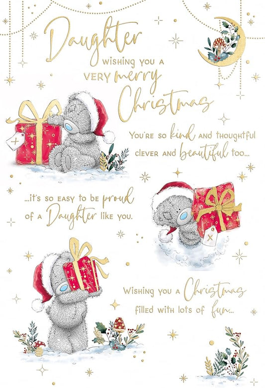 Bears And Gifts Storyboard Daughter Christmas Card