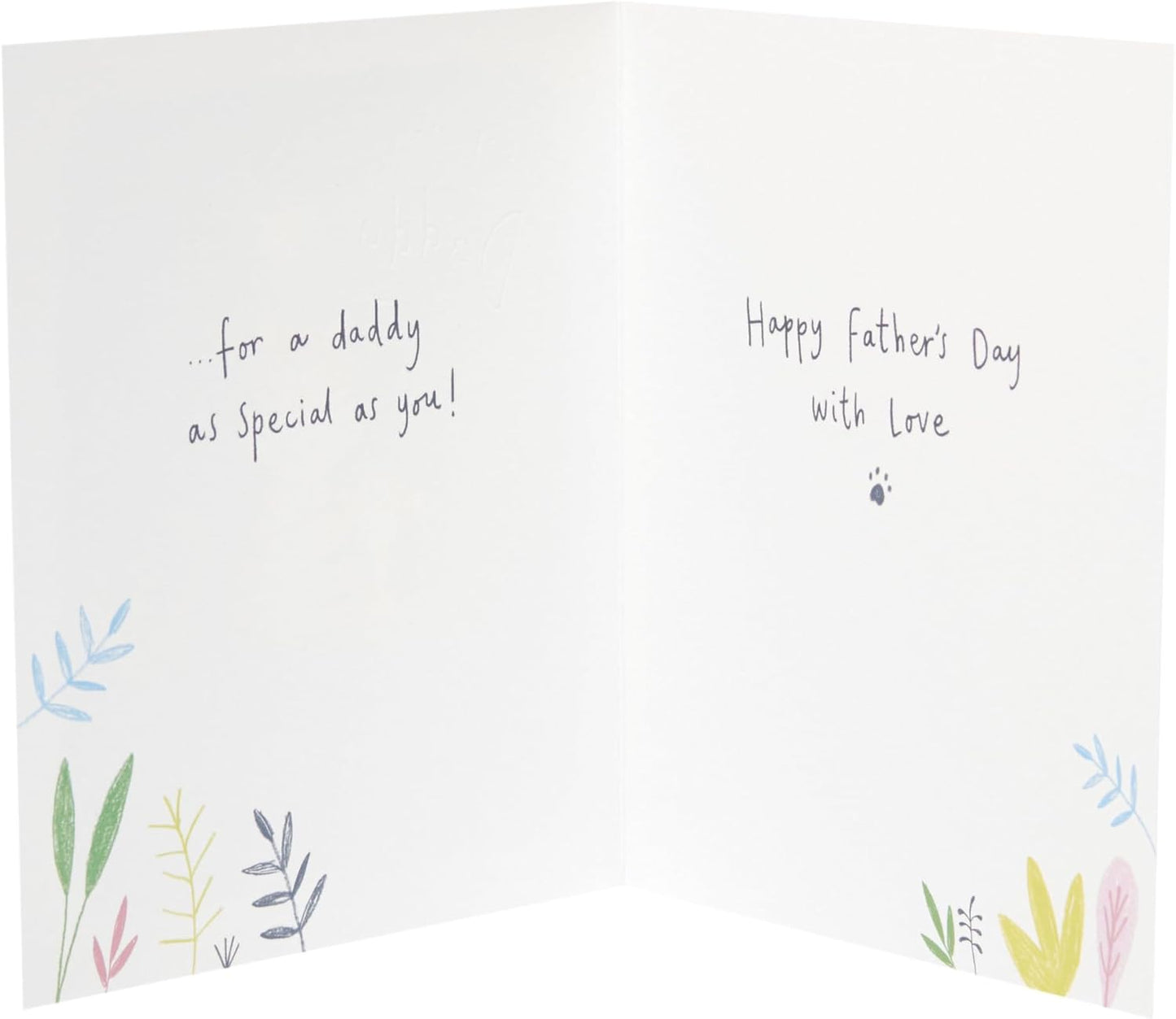 Cute Tigers Design For Daddy Father's Day Card