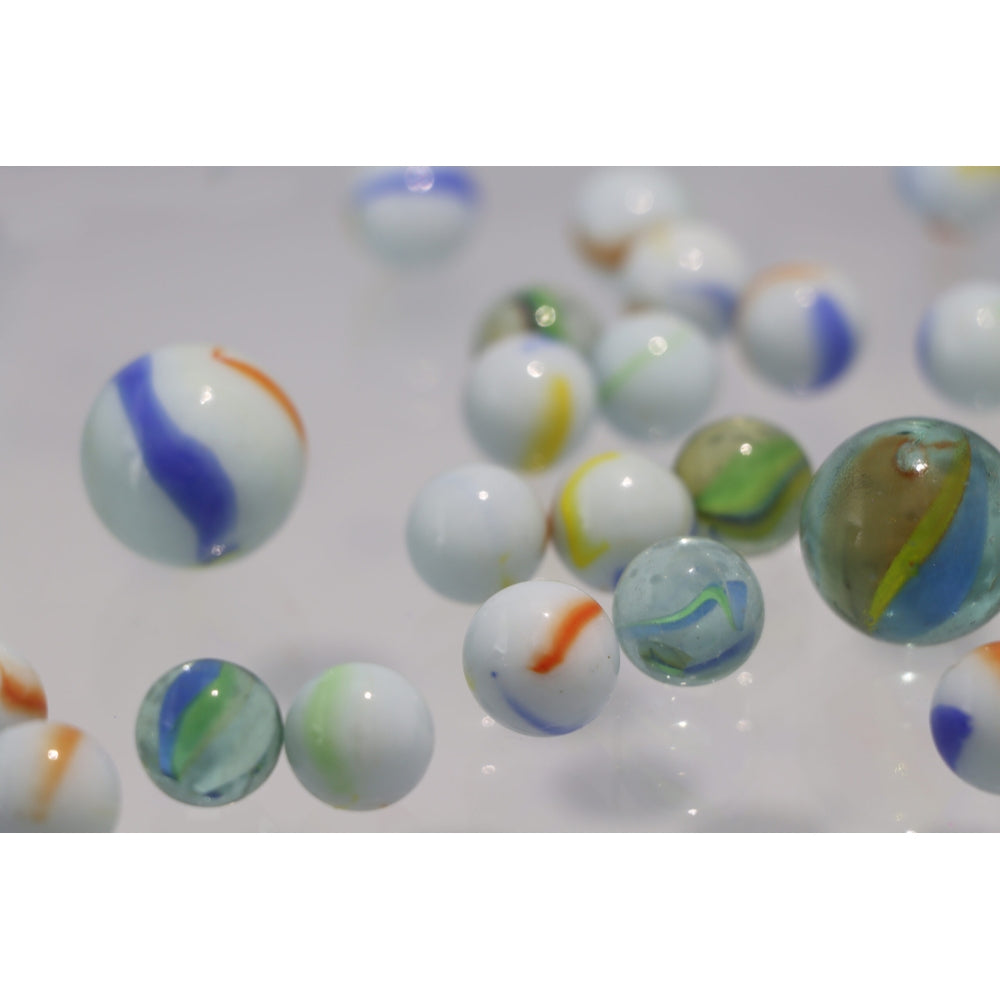 Pack of 50 Glass Marbles in Net