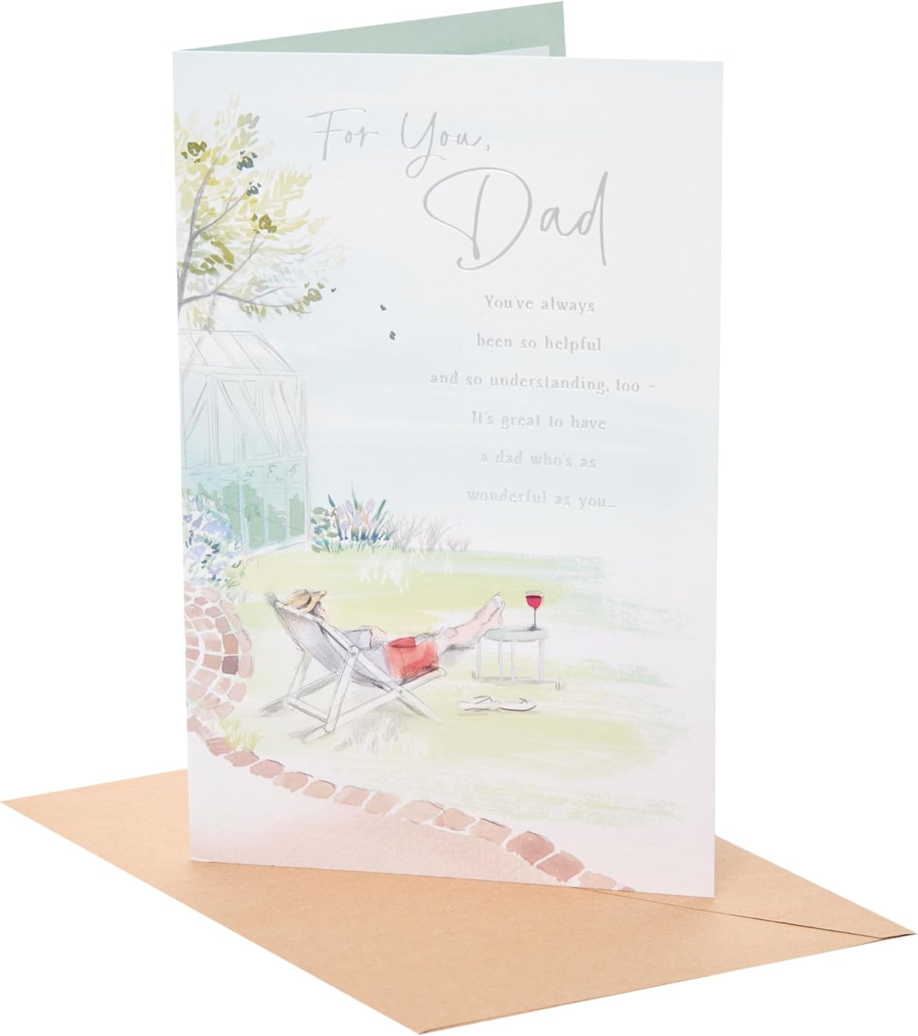 Garden Relax Design For Dad Father's Day Card