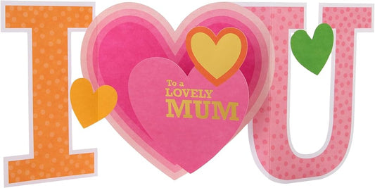 Banner Design 3D Keepsake Mum Mother's Day Card