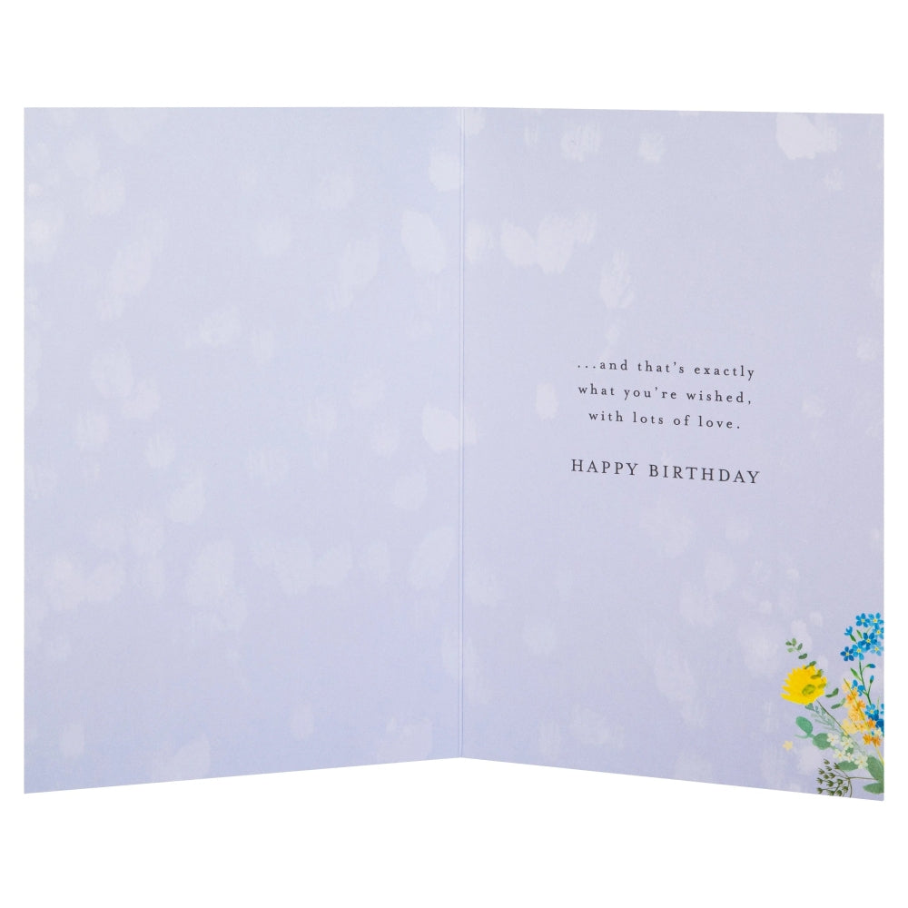 Garden Birds & Flowers Design Especially For You Birthday Card