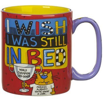 I Wish I Was Still In Bed Mug Christmas Father's Day Birthday Act Gift Funny