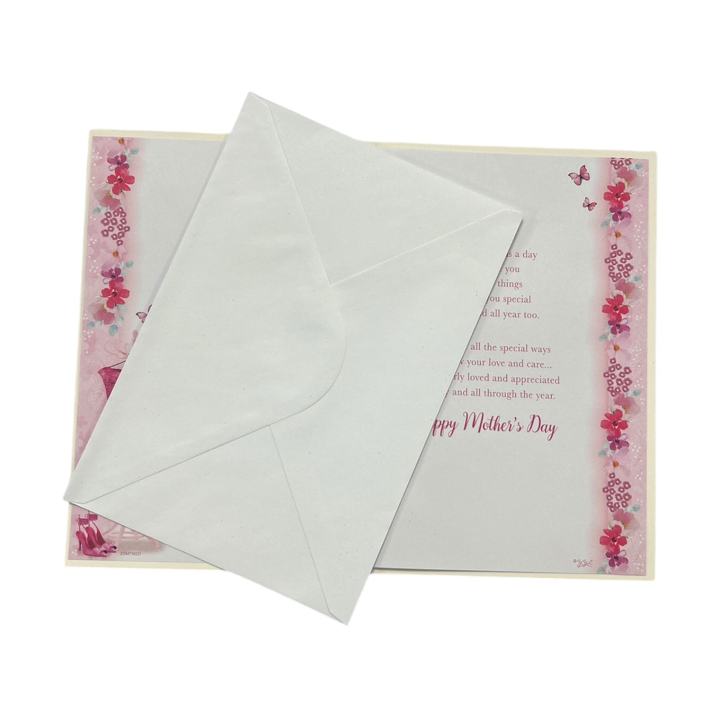 To A Special Mum Beautiful Pink Dress Design Mother's Day Card