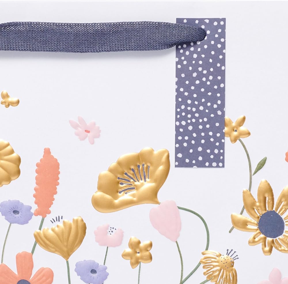Wild Valley Flowers Design Large Gift Bag