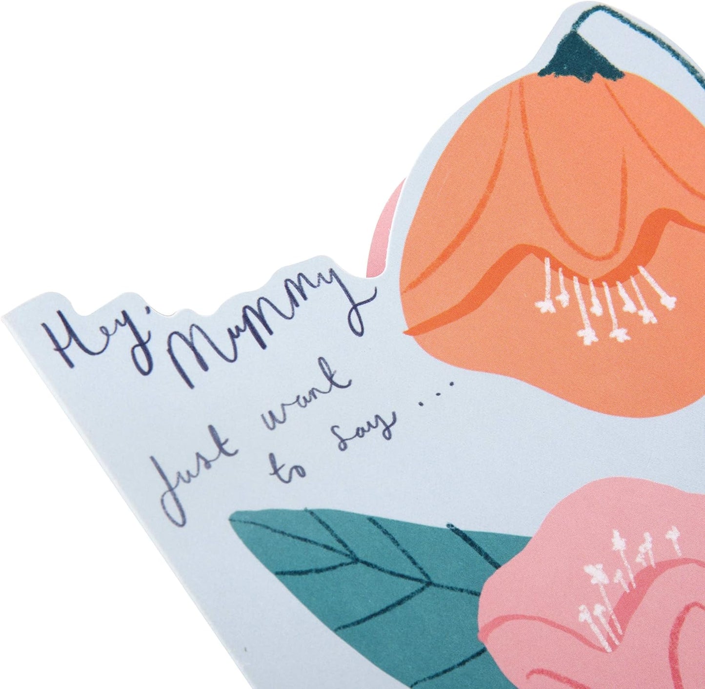 Mummy Beautiful  Floral Die Cut Design Mother's Day Card