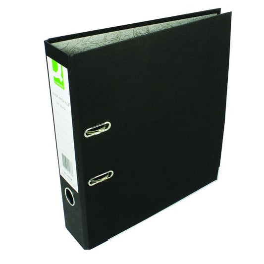 Pack of 10 A4 Paperbacked Black Lever Arch Files