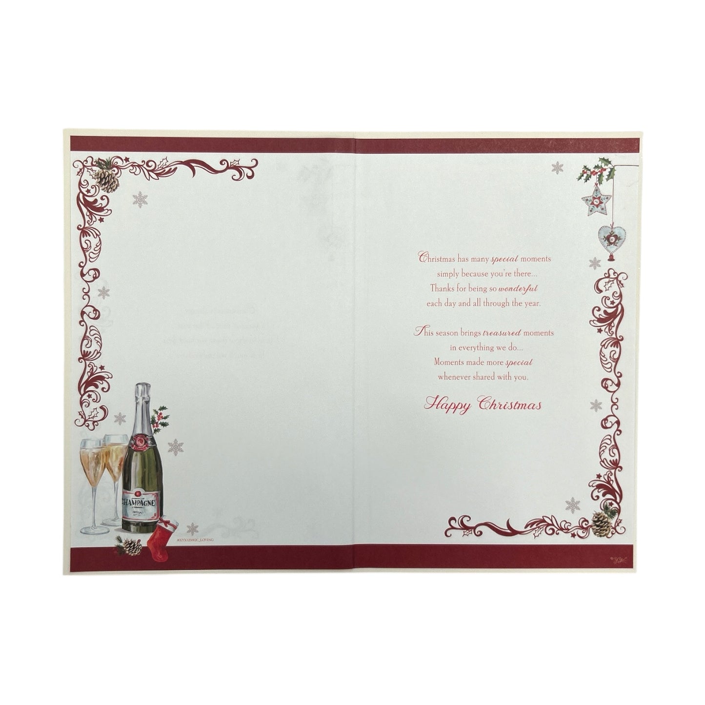 Celebration Design With Love to My Wife Christmas Card