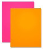 Pack of 40 Fluorescent Shapes Rectangles
